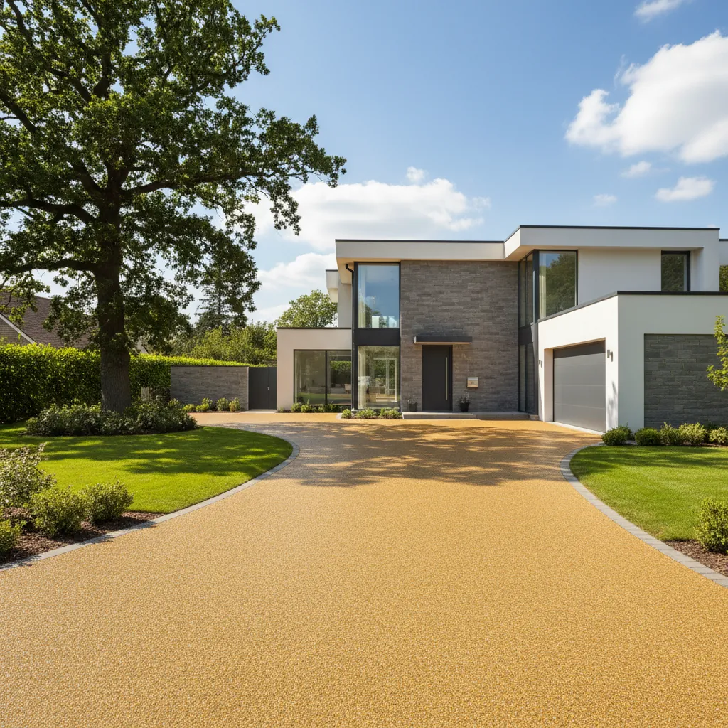Resin bound driveway in Burton upon Trent