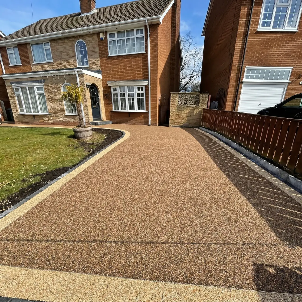 Driveway and landscaping project in Burton upon Trent